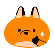 อิโมจิไลน์ rice ball fox