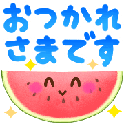 อิโมจิไลน์ Assortment of watermelon