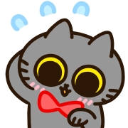 Tango of a black cat.Emoji รูปที่ 18