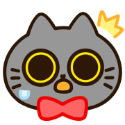 Tango of a black cat.Emoji รูปที่ 24