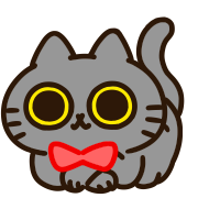 Tango of a black cat.Emoji รูปที่ 33