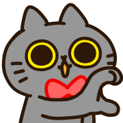 Tango of a black cat.Emoji รูปที่ 36