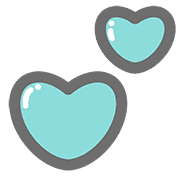 อิโมจิไลน์ Light blue Emoji by wakuring