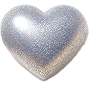 อิโมจิไลน์ Silver Heart Emoji 5