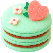 อิโมจิไลน์ Macaroon Felt Chocolate Mint Emoji 6