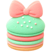 อิโมจิไลน์ Macaroon Felt Chocolate Mint Emoji 6