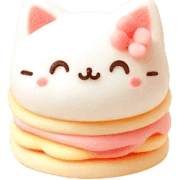 อิโมจิไลน์ Cat Pancake Emoji 15