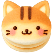 อิโมจิไลน์ Cat Pancake Emoji 15