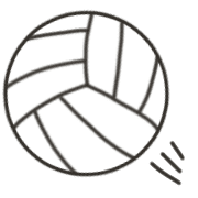 อิโมจิไลน์ Pop volleyball emoji