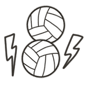 อิโมจิไลน์ Pop volleyball emoji