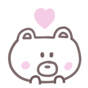 อิโมจิไลน์ everyday Emoji with bear