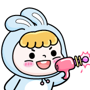 Rosie the hopping bunny อิโมจิดุ๊กดิ๊ก 3 รูปที่ 17