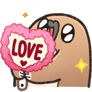 อิโมจิ Unfriendly Animals: LOVE & PEACE