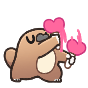 อิโมจิ Unfriendly Animals: LOVE & PEACE