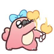 อิโมจิ Unfriendly Animals: LOVE & PEACE