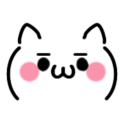 อิโมจิไลน์ Kawaii Kaomoji Emoji cat 5 Animation