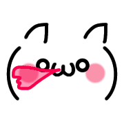 อิโมจิไลน์ Kawaii Kaomoji Emoji cat 5 Animation