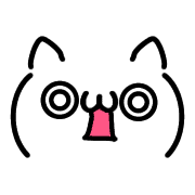 อิโมจิไลน์ Kawaii Kaomoji Emoji cat 5 Animation