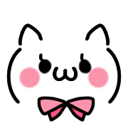 อิโมจิไลน์ Kawaii Kaomoji Emoji cat 5 Animation