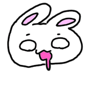 อิโมจิไลน์ Emotional Rabbit Emoji