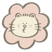 อิโมจิไลน์ Emoji of misucats vol.3-flower