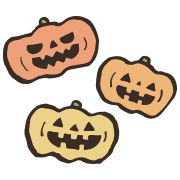 อิโมจิไลน์ kawaii halloween kabiemoji