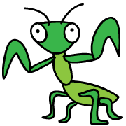 อิโมจิไลน์ "Kyamakiri" of praying mantis Emoji