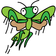 อิโมจิไลน์ "Kyamakiri" of praying mantis Emoji