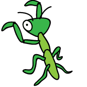 อิโมจิไลน์ "Kyamakiri" of praying mantis Emoji