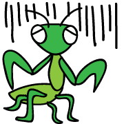 อิโมจิไลน์ "Kyamakiri" of praying mantis Emoji