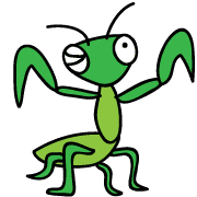 อิโมจิไลน์ "Kyamakiri" of praying mantis Emoji