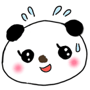 อิโมจิไลน์ Panda-chan's everyday retro Emojis