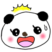 อิโมจิไลน์ Panda-chan's everyday retro Emojis