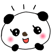 อิโมจิไลน์ Panda-chan's everyday retro Emojis