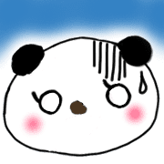 อิโมจิไลน์ Panda-chan's everyday retro Emojis