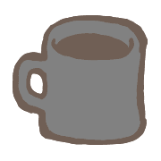 อิโมจิไลน์ yuru coffee kabiemoji