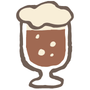 อิโมจิไลน์ yuru beer kabiemoji