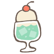 อิโมจิไลน์ yuru creamsoda kabiemoji