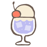 อิโมจิไลน์ yuru creamsoda kabiemoji