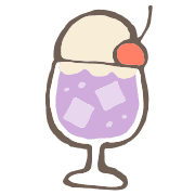 อิโมจิไลน์ yuru creamsoda kabiemoji