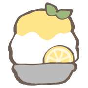 อิโมจิไลน์ yuru shaved ice kabiemoji