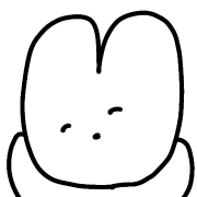 อิโมจิไลน์ everyday cute emojis. Rabbit