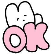 อิโมจิไลน์ everyday cute emojis. Rabbit