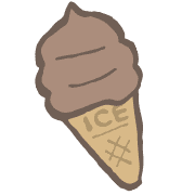 อิโมจิไลน์ yuru soft serve ice cream kabiemoji