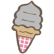 อิโมจิไลน์ yuru soft serve ice cream kabiemoji