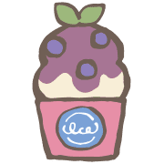 อิโมจิไลน์ yuru soft serve ice cream kabiemoji