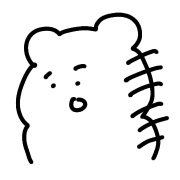 อิโมจิไลน์ handwritten bear emojis