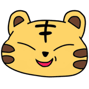 อิโมจิไลน์ 10:10 hoho tiger emoji