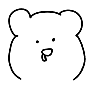 อิโมจิไลน์ Handwritten bear bear emojis.