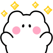 อิโมจิไลน์ Animated cute white polar bear emoji